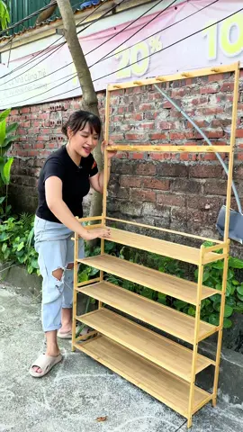 Kệ gỗ tre tự nhiên đang có trợ giá tốt quá  #yenhoareview #xuhuong #kedegiaydep #kedegiaydepnhieutang #kedegiaydepdanang 