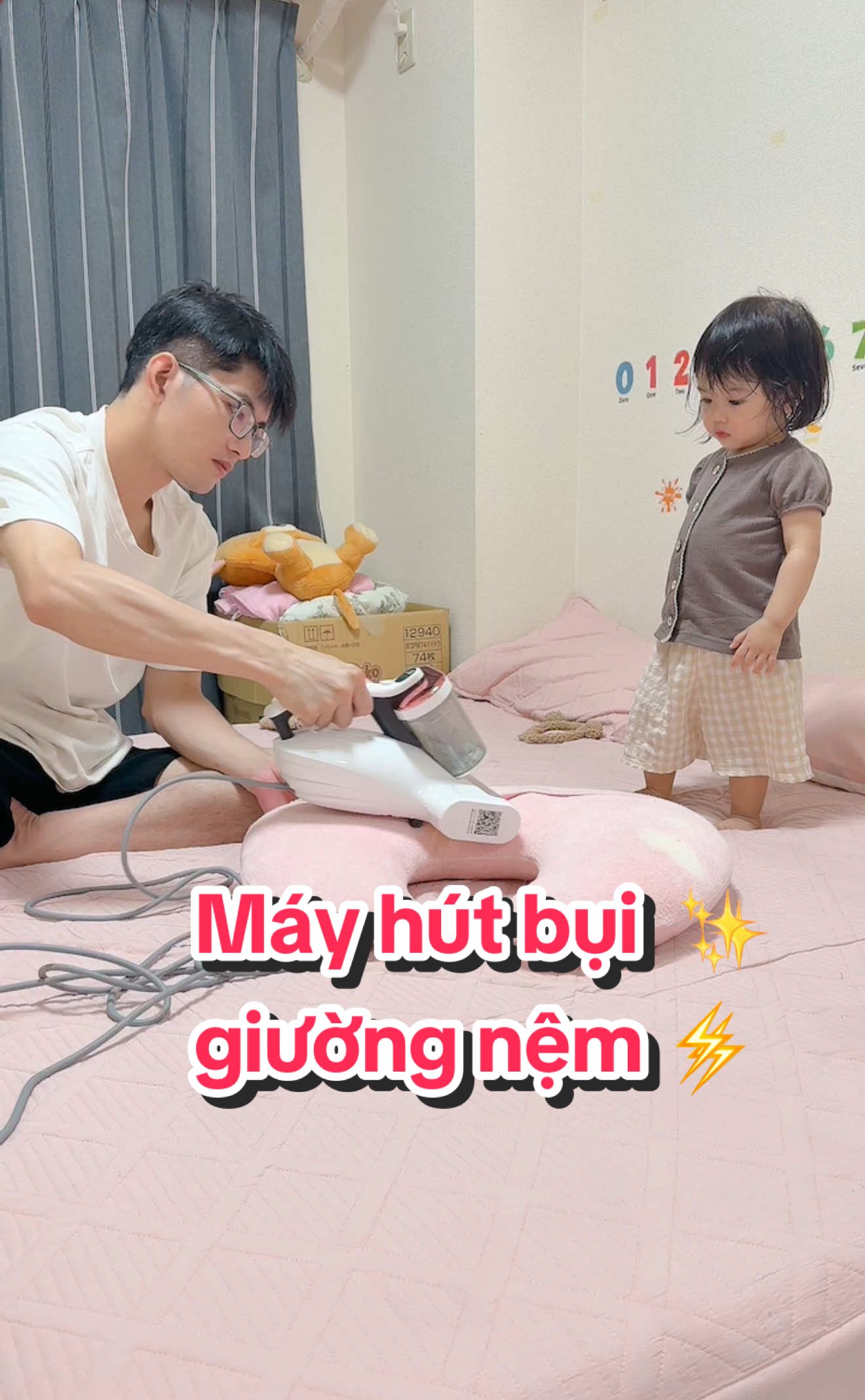 Ngày nào cũng dọn cũng lăn mà cỡ này bụi bẩn 🥲Nên mua máy hút bụi giường nệm các bác ạ, nên mua 👍#uwant #uwantclean #uwantjapan #mayhutbui #giadinh 