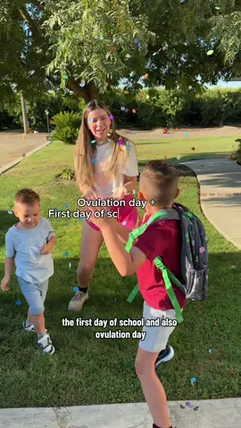 First day of school morning + Ovulation day 🫡 Do any of you get ovulation cramps? Mine are so bad for 2 days!! #ttcjourney #ovulationday #ttcbabynumber4 #ttcupdate #fertilityjourney #tryingtoconcieve 
