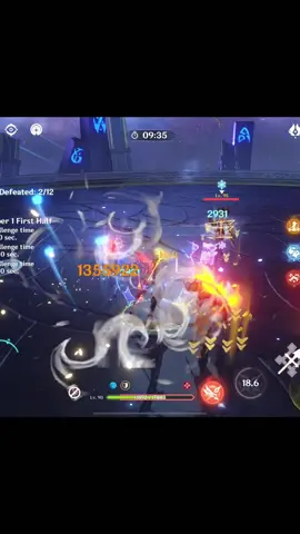 Finally a fun abyss 😌 #arlecchino #genshinlmpact 