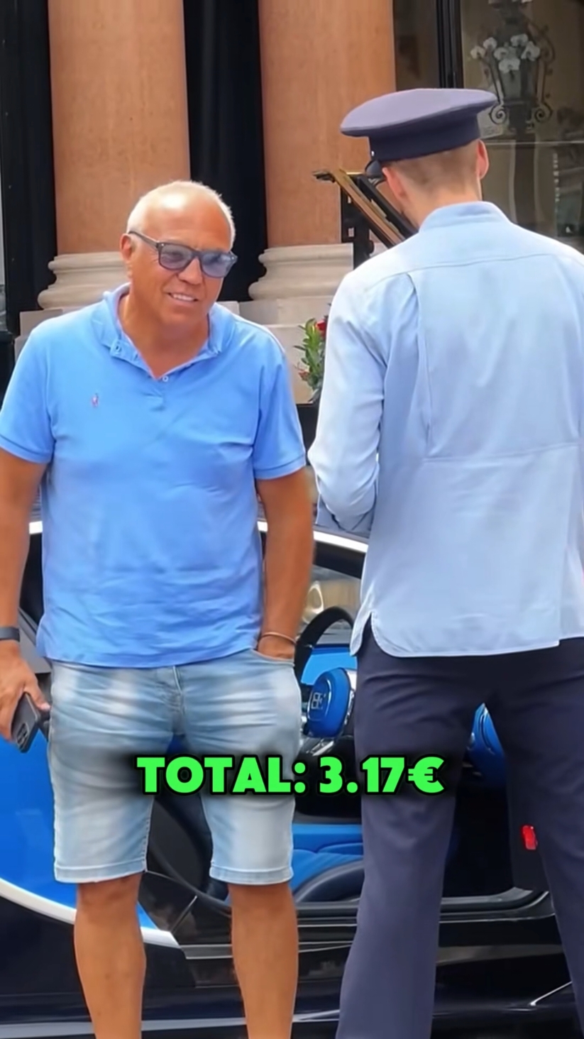 Guess the tip: €5, €10...? Wait till the end. 👀 #tips #tipping #billionaire #monacolifestyle 