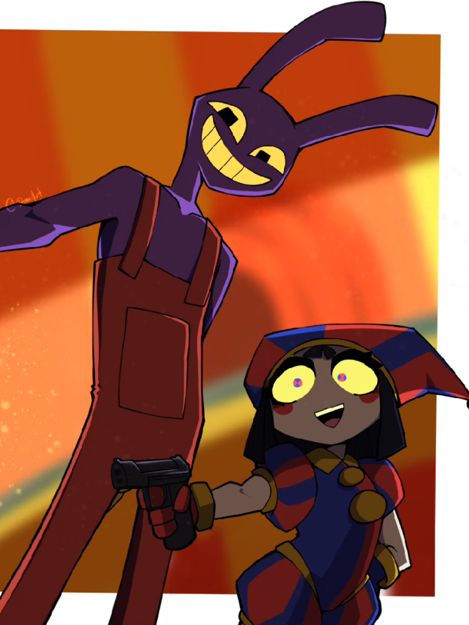 I like this scene so much that I want to draw it hehe 💔✨ #TheAmazingDigitalCircus #TADC #jax #pomni #funnybunny 