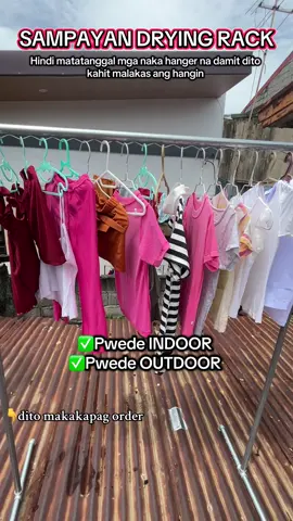 SAMPAYAN DRYING RACK,na pwede sa loob at pwede sa labas ng bahay  #sampayandryingrack  #clothesdryingrack  #heavydutysampayan  #windproofsampayan 