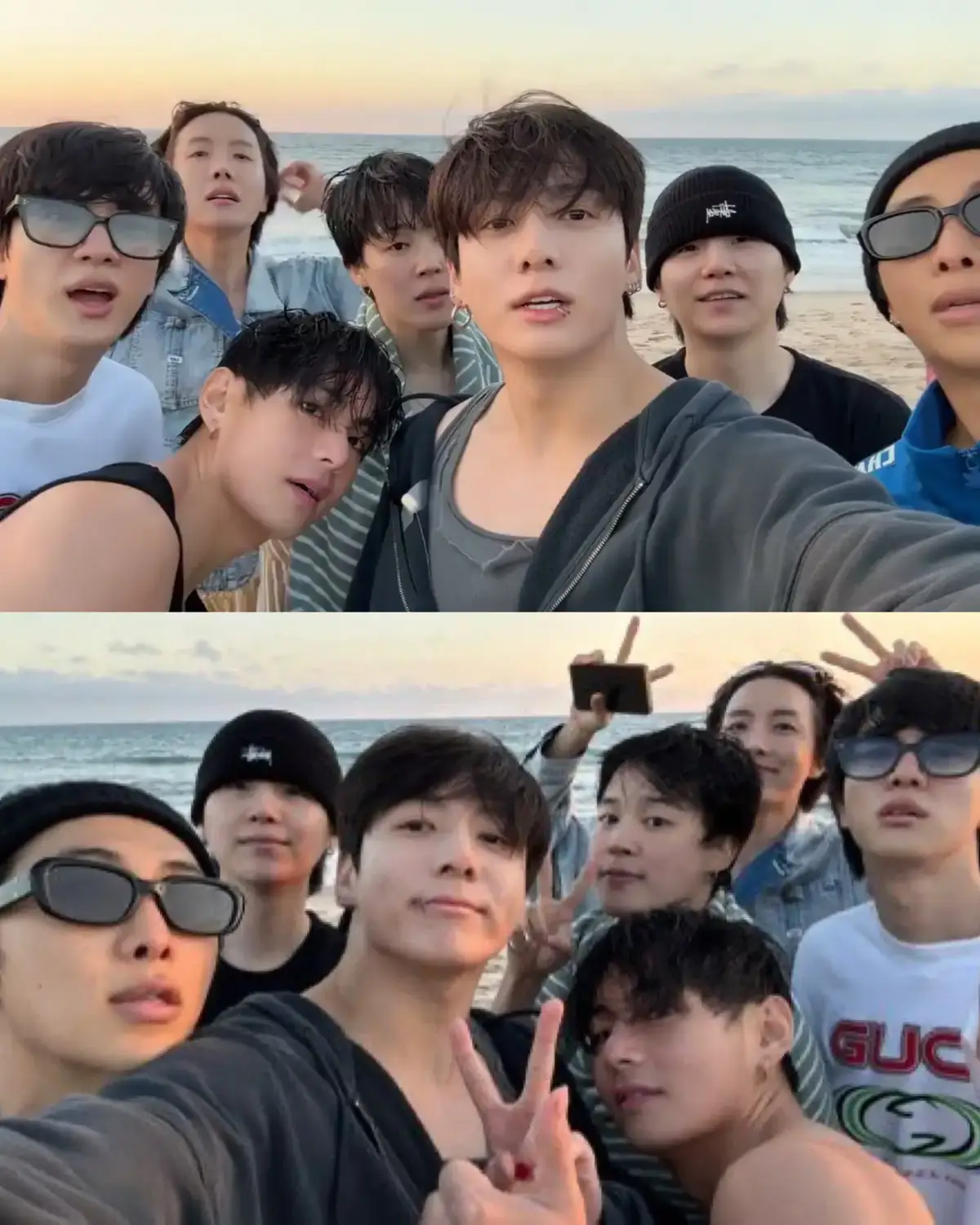 Hari yang luar biasa untuk memulai hari Minggu bersama BTS OT7 live di pantai! Sudah lama sekali melihat mereka semua bersama di pantai. Sekarang rasanya seperti kita benar-benar sampai di lautan... 😭💜💜💜💜💜💜💜 #bts #army #btsarmy 