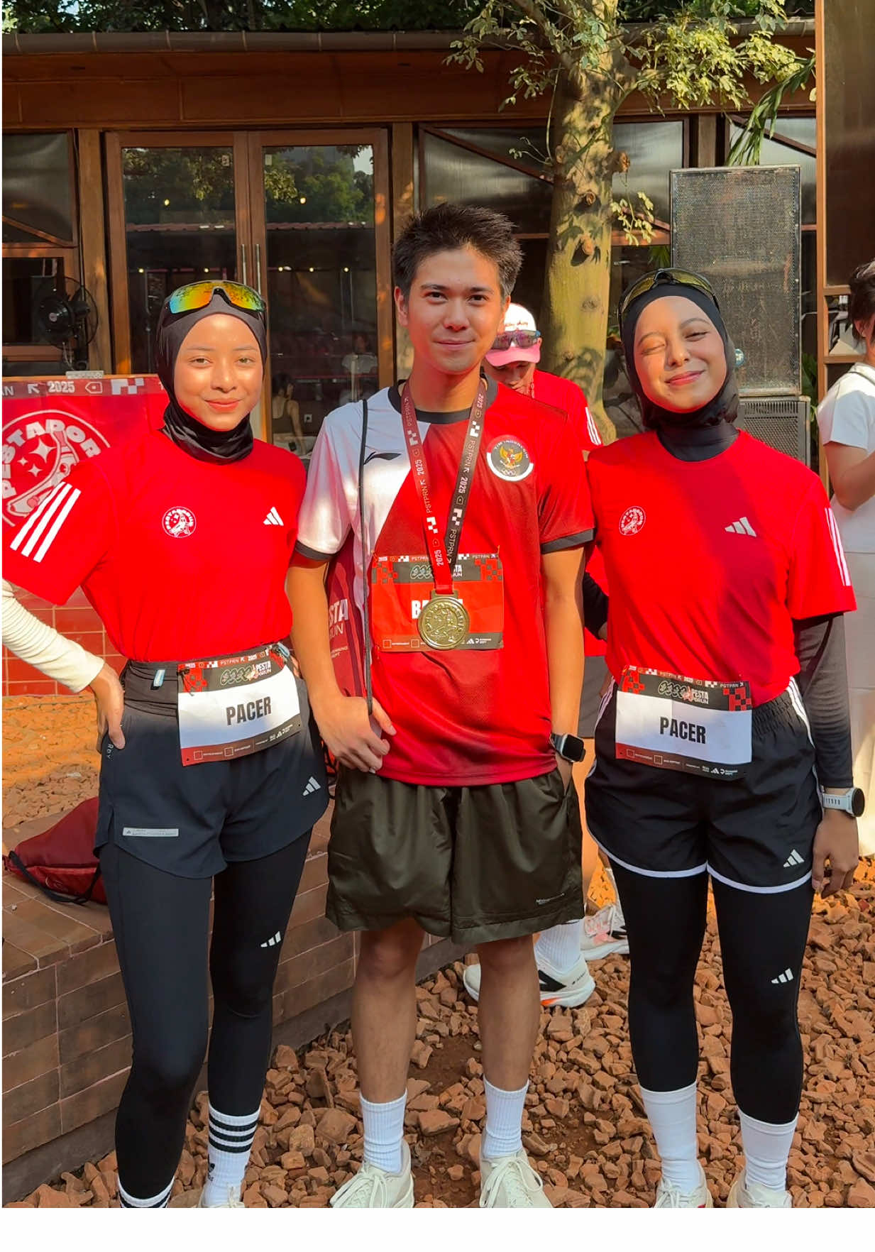 berlari bersama @BAALE di hari kemerdekaan  @tarisyuu 
