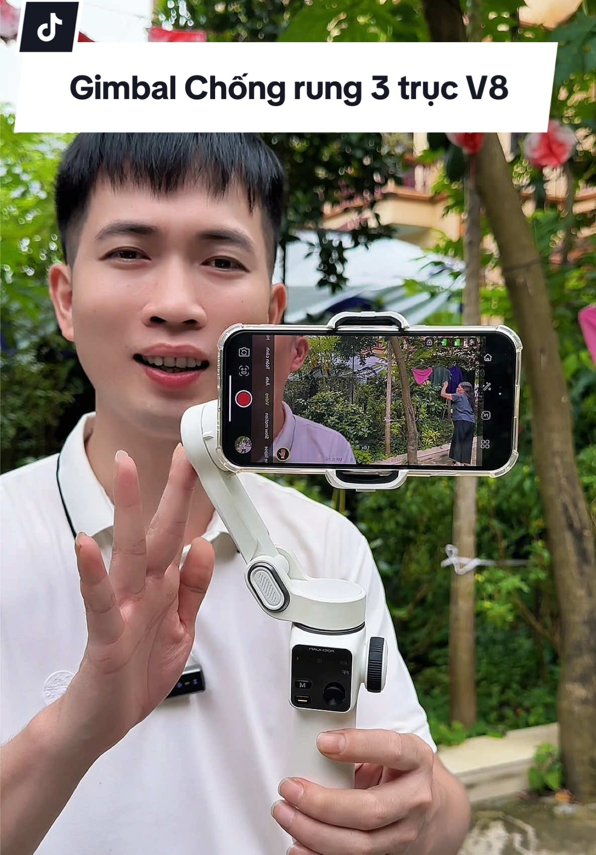 Gimbal chống rung 3 trục V8 bản mới cải tiến gimbal X2#chuanmylinh #gimbalv8 #v8 #gimbalchongrung #chongrungdienthoai 