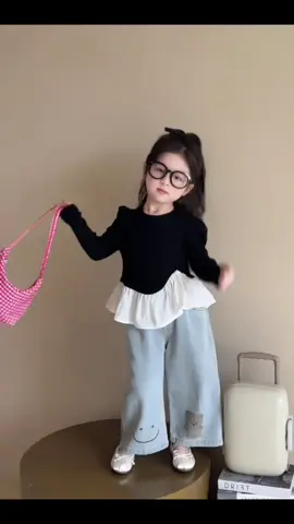 F2- Set áo thun dài tay bèo xoè #xuhuong #Tiemcuabeo #doxinhchobe #quanaothudongchobe 