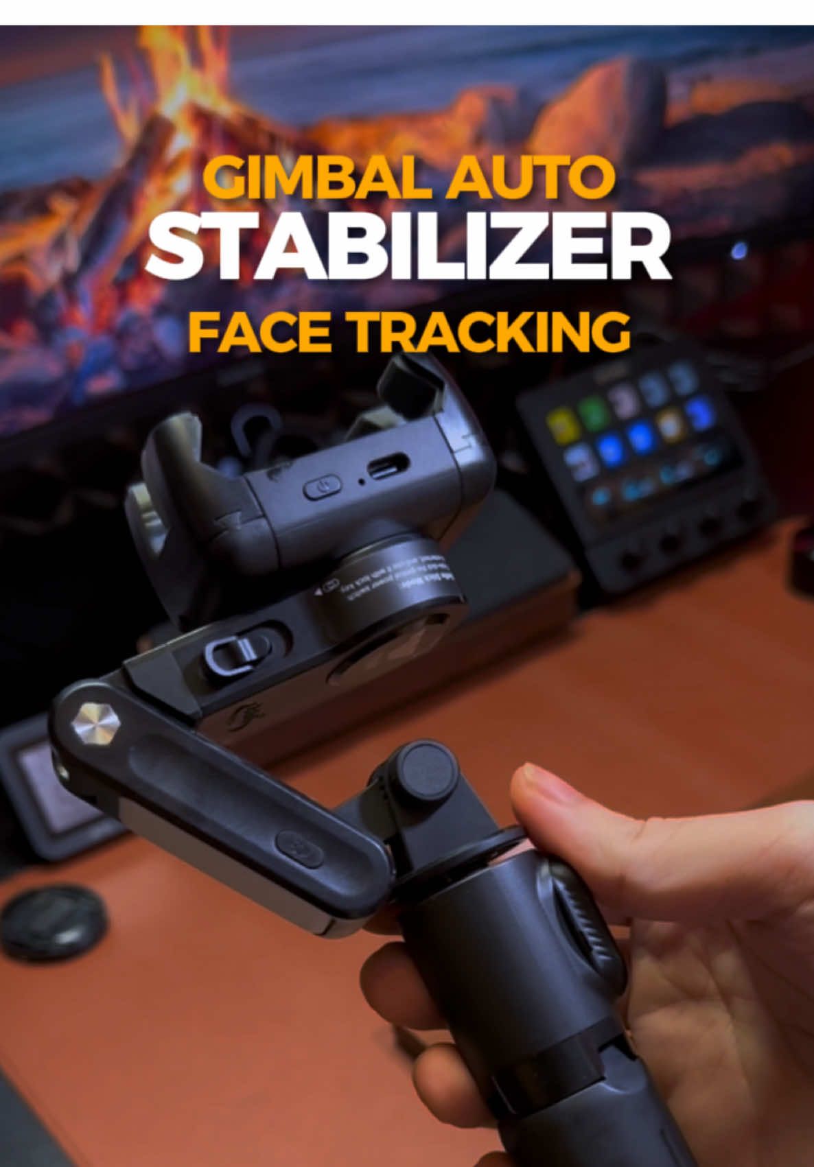 Cobain deh pakai gimbal stabilizer yang punya fitur auto face tracking juga #gimbal #gimbalstabilizer #tripod #tnwtripod #tnw 