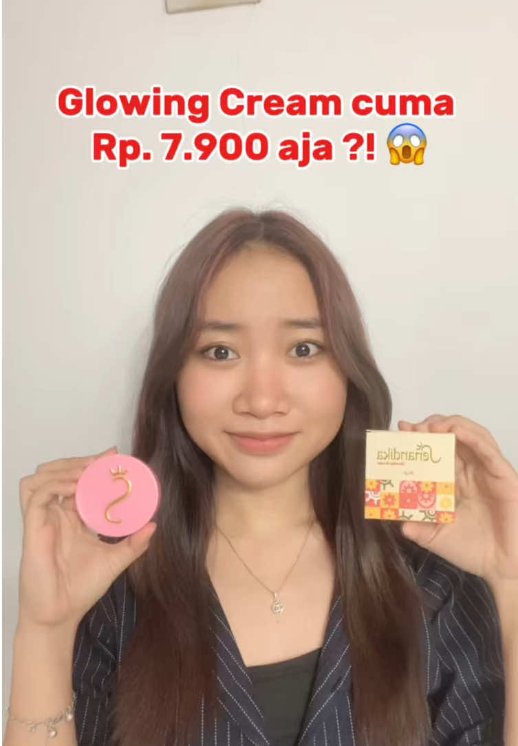 Glow-up itu nggak harus mahal. Mulai dari Glowing Cream 6gr cuma Rp7.900 aja! #SenandikaSkin #KulitCerahKantongNggakResah #GlowUpChallenge