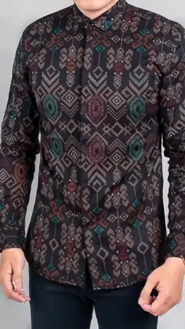 DGM Batik Panjang Pria Songket Premium Hitam Panjang 002 C#kemejapria #kekinian #viraltiktokvideo 
