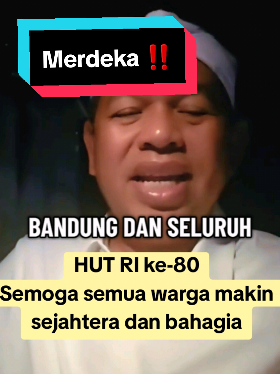 HUT RI KE-80 Kang dedi mulyadi. sc. : dedimulyadiofficial #kangdedimulyadi #dedimulyadi #fypシ #merdeka  #hutri80 