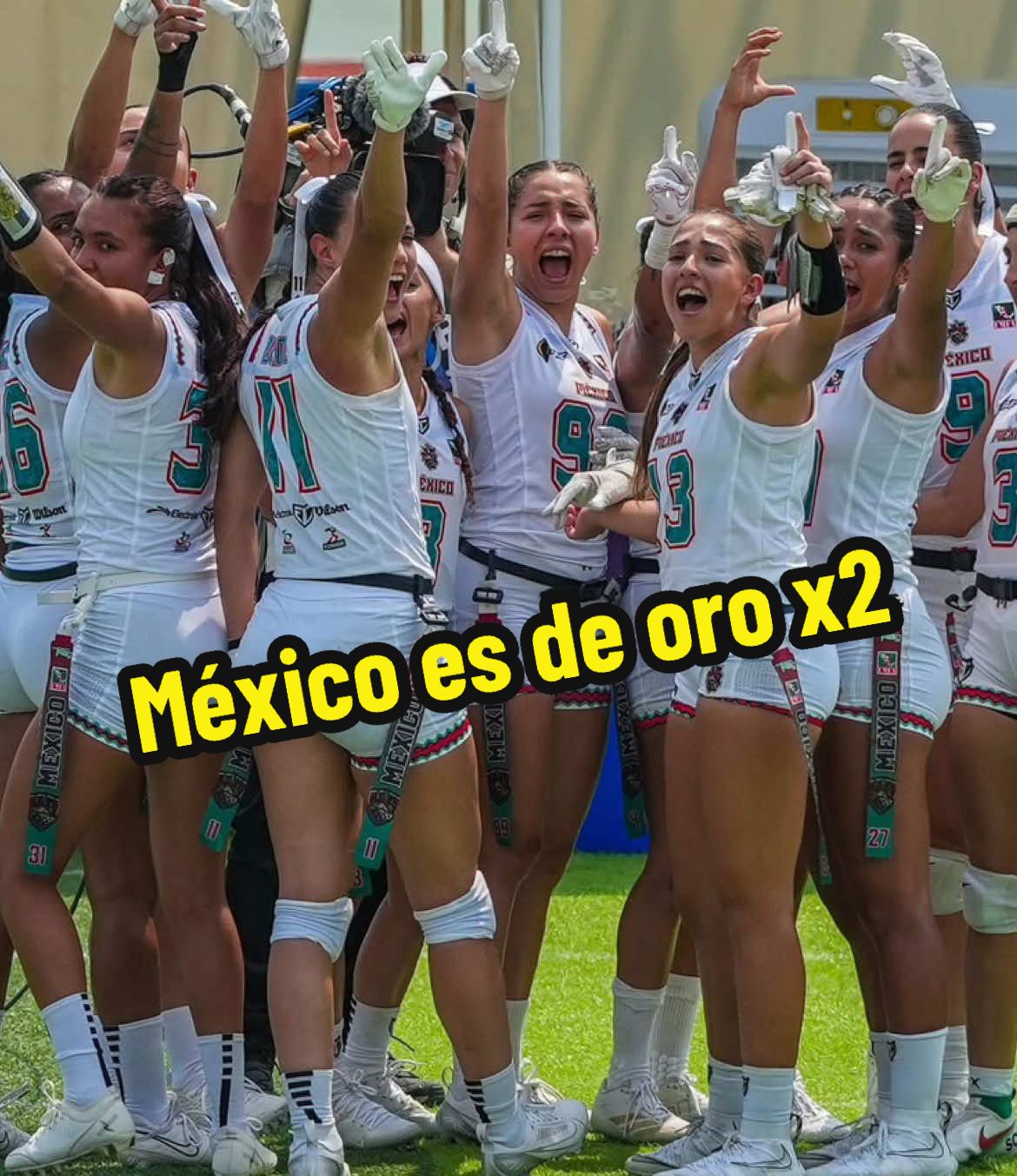 La escuadra Azteca venció a Estados Unidos nuevamente en una final mundial, esta vez en chengdú 2025 Recordemos que el flag football será olímpico en 2028 y México ya es dos veces el mejor equipo del planeta.  #WorldGames #México #Football #EstadosUnidos #fyp