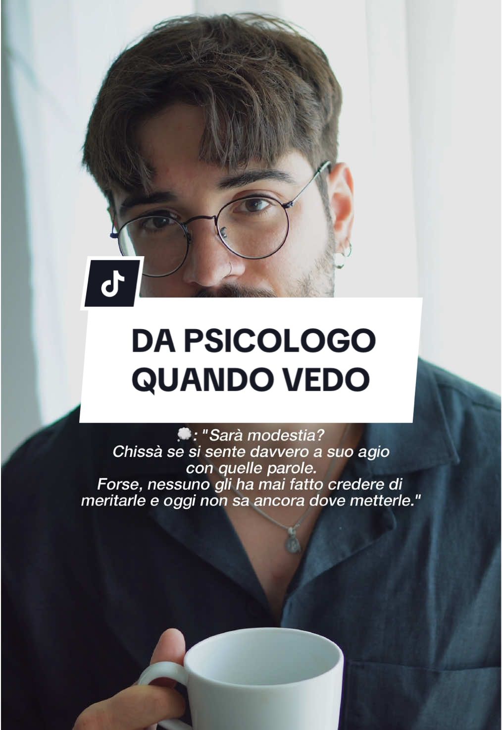 Se ti risuona, lascia un 💙 blu. ⚠️Queste parole non sono una verità né un’interpretazione clinica, ma solo un pensiero che a volte attraversa la mente in certe situazioni… e che poi lasciamo andare. #psicologia #crescitapersonale #autostima #psicologo 
