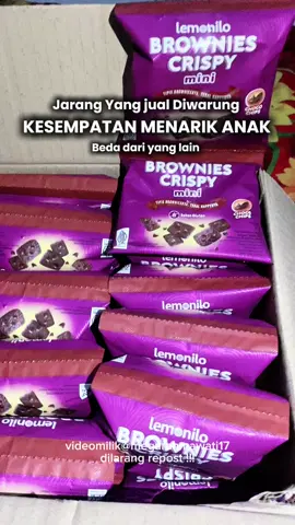 Yuk jualan brownies mini krispy dari lemonilo jarang banget yang jual nih bikin menarik beda dari yang lain #brownies #lemonilo #lemonilobrowniescrispy #idejualan #trendingfood 