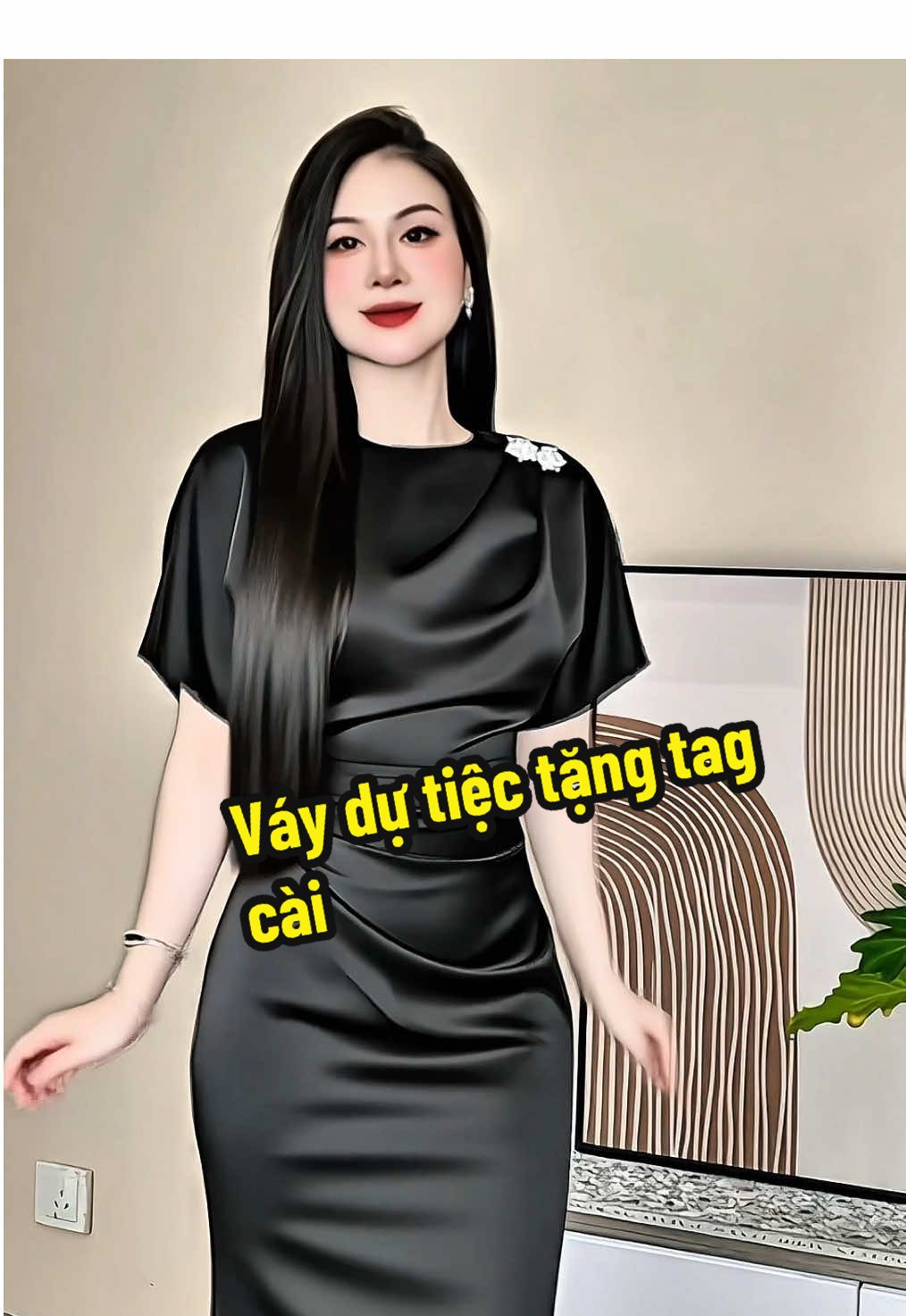 🩷🩷🩷Váy thiết kế dự tiệc chất liệu lụa #vaytrungnien #damtrungnien #vaydutiecsangchanh #damdutiec 