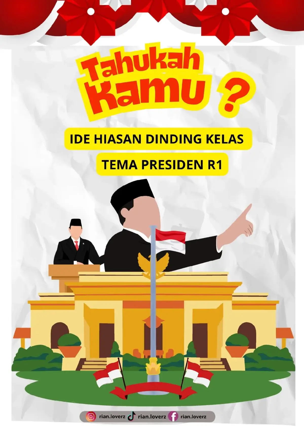Mau dinding kelasnya jadi keren dan menginspirasi? ✨ 🤩🥰🔥 Coba deh hiasan dinding bertema Presiden RI! Mulai dari foto Bapak Presiden Pertama sampai sekarang , bikin anak-anak makin cinta Indonesia dan belajar sejarah dengan cara yang seru.  #gurumuda  #hiasandinding  #hiasankelas  #dekorasi 