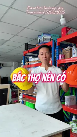 Chiếc nón bảo hộ cứng cáp bền bỉ như này mà giá rẻ mê luôn các Bác ạ #nonbaoho #baoholaodong #dungcutienich #tieclivebachhoa #SuperBrandFestival 
