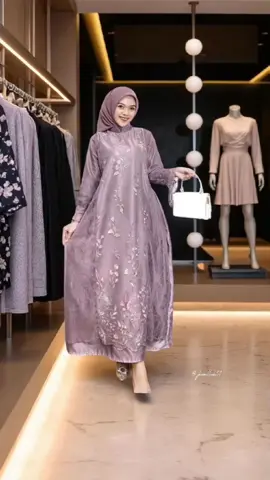NAYANIKA BATIK - Maxi Dress Lebaran Terbaru AQILA Gamis Brukat Tulle Garden Kombinasi Chantily Outift Kondangan Kekinain Baju Gamis Terbaru 2025 #maxidress #gamis #kondangan #muslimah #trending 