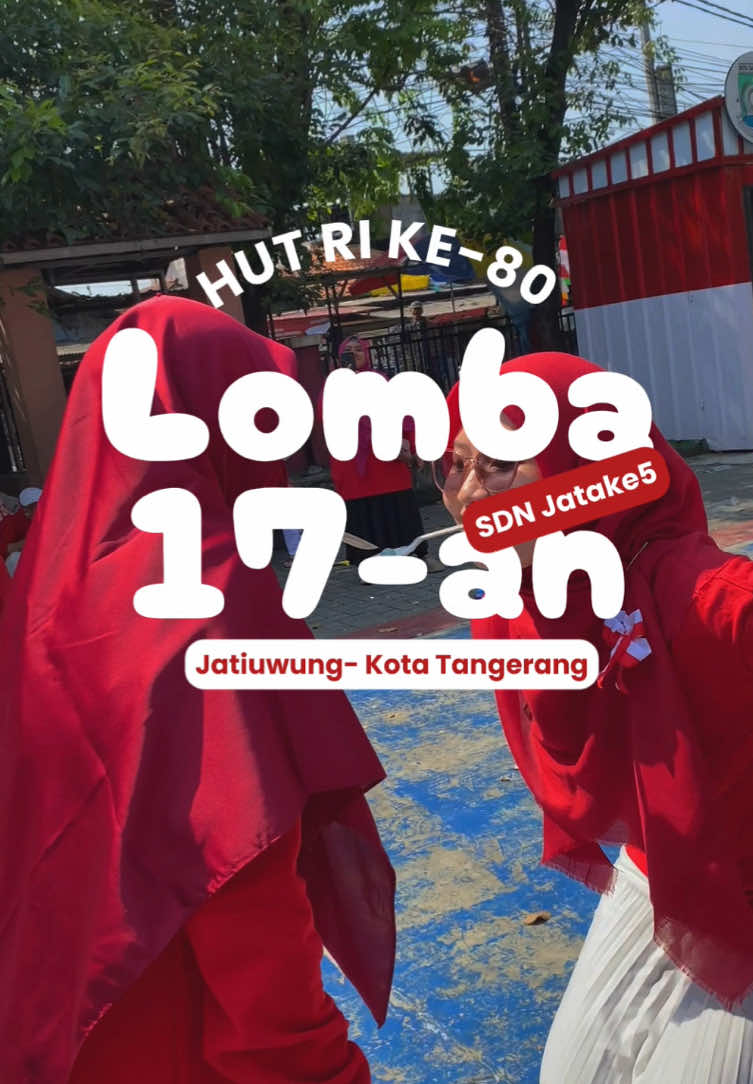 Kemeriahan Lomba Agustus-an di sekolah ✨🇮🇩  #merdekaindonesiaku🇮🇩 #harikemeredekaan #hutri80indonesia🇮🇩 #17agustus  #lombaagustusan 