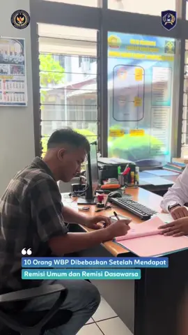 10 Orang WBP Lapas Subang Dibebaskan Setelah Mendapat Remisi Umum dan Remisi Dasawarsa  #Kemenimipas #DitjenPAS #KanwilDitjenPASJawaBarat #LapasSubang #2025