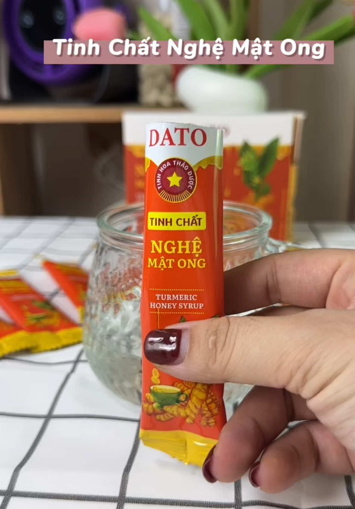 Tinh chất nghệ mật ong nhà DATO ai cũng nên có nha mn #DATO #tpcn_bảo_vệ_sức_khoẻ #depda #tangsucdekhang #chamsocda 