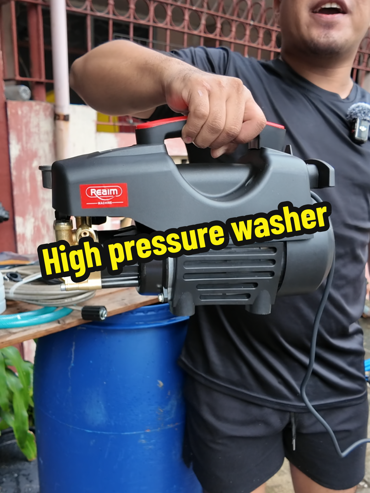 [Limited Time Low Price) REAIM Professional 3800W Electric Power Cleaner Pressure Portable Washer Courtyard Cleaning Farm Cleaning Motorcycle Cleaning Multipurpose Concrete Cleaner Portable Heavy Duty Spray Gun #highpressurewasher #pressurewasher #bosstante #carwash #carwashing 