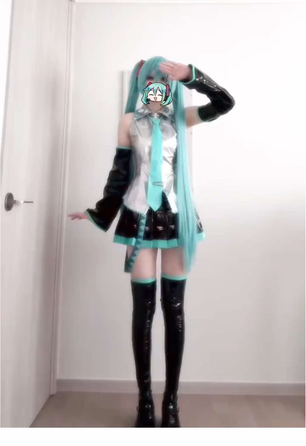 少し緊張しました。 #初音ミク #コスプレ #cos #하츠네미쿠 #코스프레 