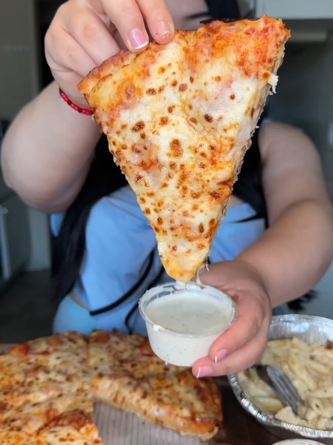 Dominos pizza mukbang 🍕 #dominos #dominospizza #foodies #mukbangs #eatingshow #pizzamukbang #pasta #pastalover