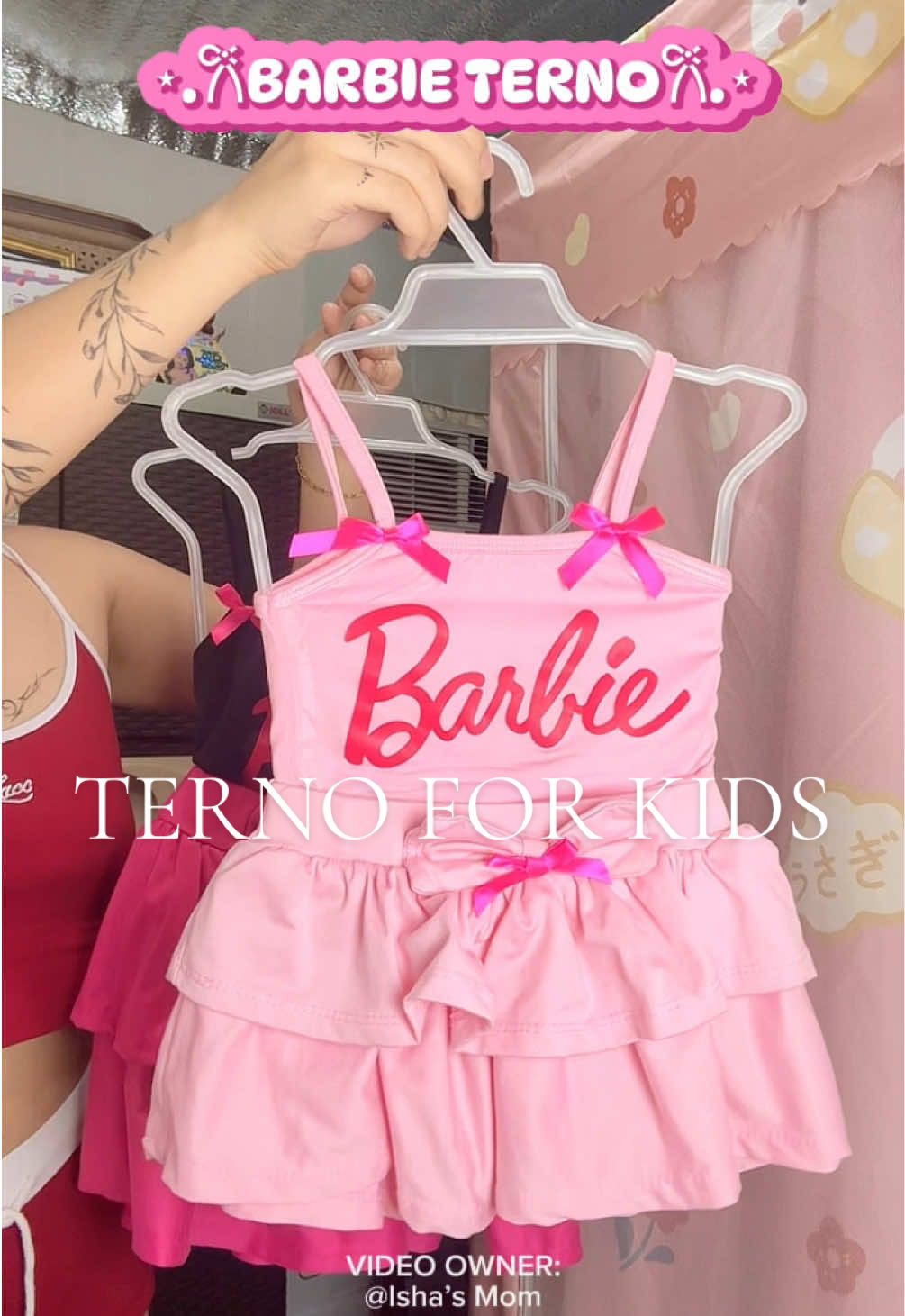 Barbie Terno For Kids Girl (6months to 8yrs old)🎀 #barbieterno #barbieoutfit #ternoforkidsgirl #terno #fyp 