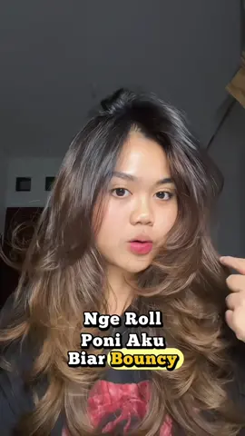 Replying to @lucunya010  pake roll rambut yang diameternya gede ya 
