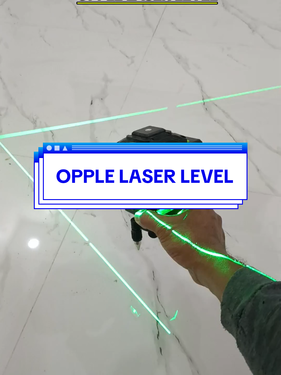 Sulit na sulit ang 12/16 line laser level green light-magandang gamitin sa construction at DIY. Check out na kaibigan habang may stock pa nasa yellow basket ang link.#laserlevel  #constructiontools #sulitdeals 