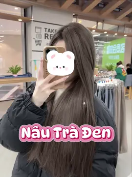 Toàn màu xinh thôi nè 🍏#daugoinhuomtoctaobot #thuocnhuomtoc #mautochottrend #nâu trà đen nền sáng 