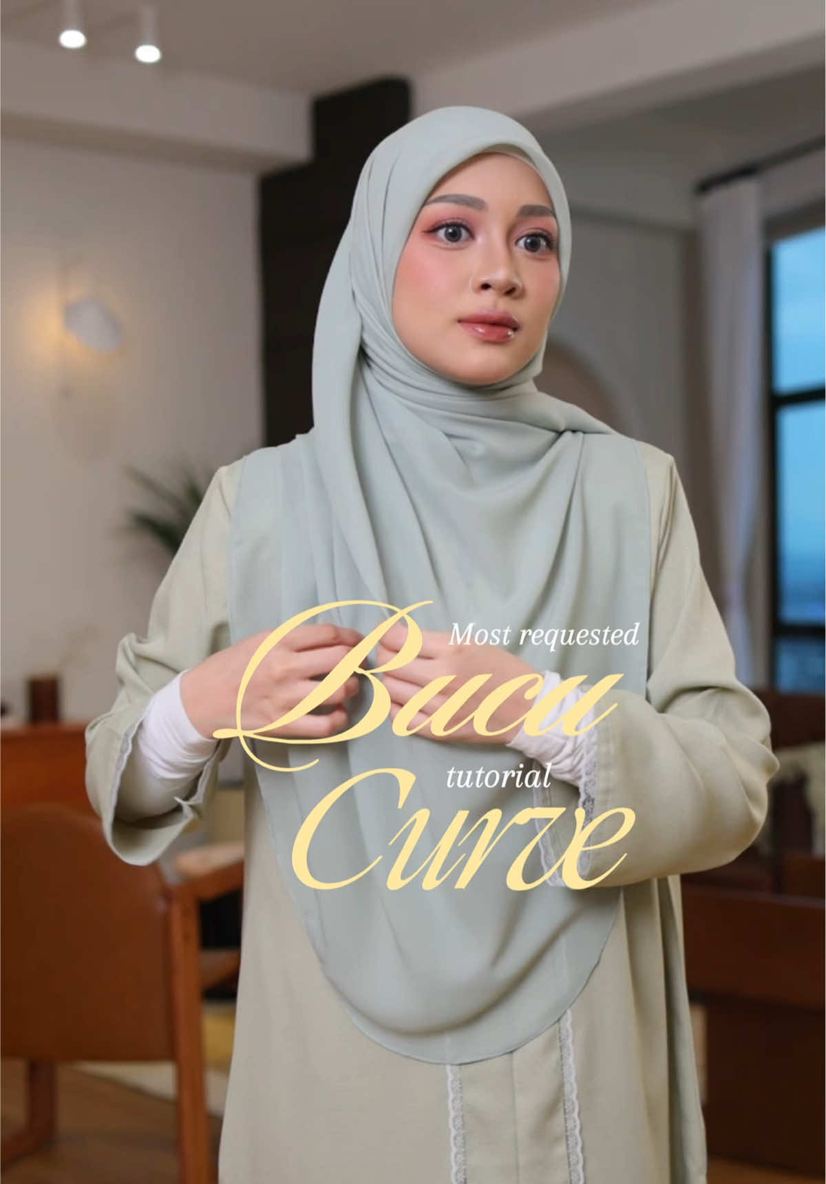 New Bawal Style from Cami ✨🫶🏻 . Style ni paling cantik pakai dgn tudung bawal cutting curve mcm Bawal Irene, auto nmpk manisss! . Jangan lupa save tutorial ni okey? Give it a try 😙 . . #bysimaa  #tudungbawalchiffon #tudungbawalchiffonvoile #tudungbawalbidang50 #tudungbawalbidang60