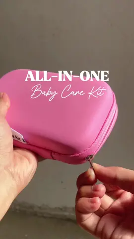 this pink baby care kit is so cute 💗🎀 #babycarekit #carekit #babycareessentials 