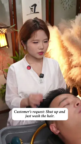 Customer’s request: shut up and just wash the hair. #relax #relieve #massage #dandrufftreatment #scalpcare #headspa #washhair #foryou #spa #asmr #treatment #relievepressure #asleep #relaxingasmr #headmassage #therapy #sleep