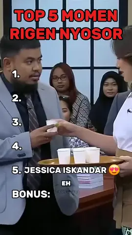 TOP 5 MOMEN RIGEN NYOSOR #lucu #mainhakimsendiri #rigen #jessicaiskandar #komedi 