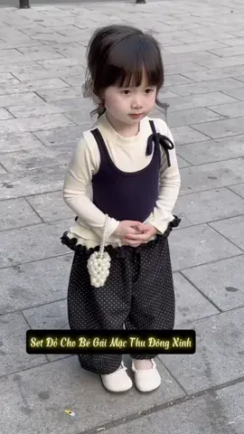 A96- Set áo thun tăm dài tay #xuhuong #Tiemcuabeo #doxinhchobe 