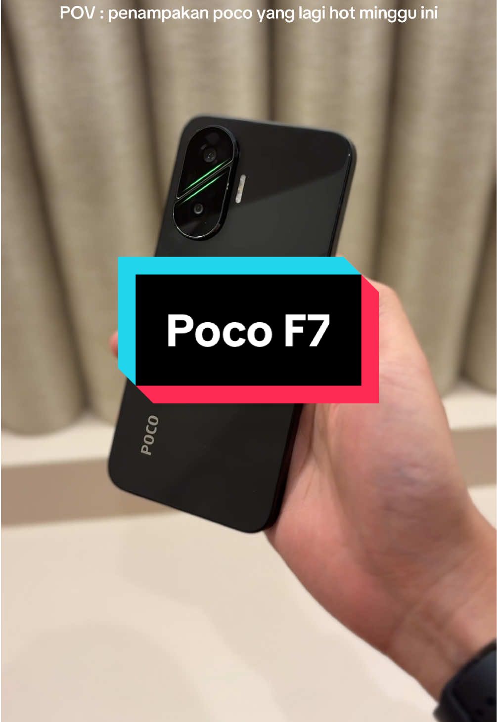 Penampakan tapi bukan hantu, ini POCO F7 yang lagi gentayangan!  #poco #promomakanmerdeka 