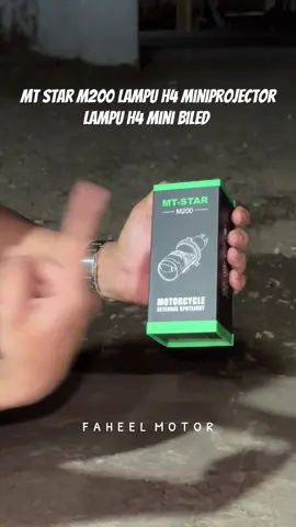 Rekomendasi lampu h4 miniprojector cahaya padat mt star m200