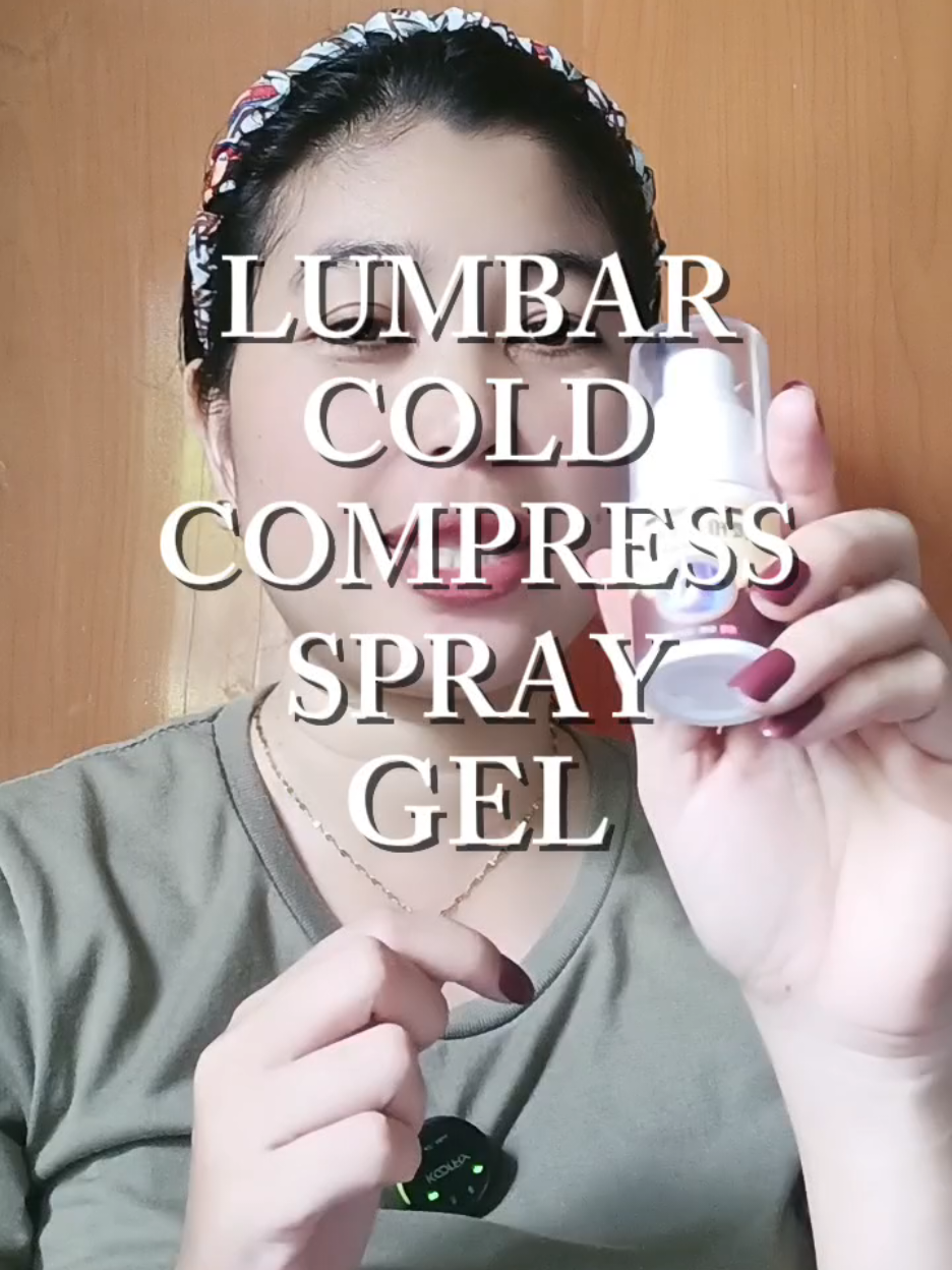 Lumbar Part-type cold compress gel, lumbar spray soreness pain spray cooling gel easy spray lumbar care healthcare therapy #lumbar  #lumbarspray  #painreliever 