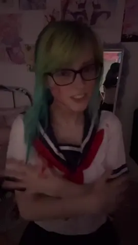 its fake blood tiktok!!!