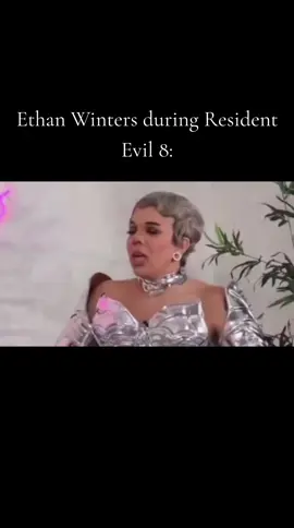and indeed it was. #ethanwinters #residentevil #dragqueen #aja #maddy