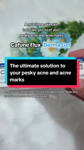A skincare game changer in getting rid of stubborn acne and acne marks, introducing th Cafune Flux Derma Gel. #acnemarks #darkspots #skincare #hyperpigmentation #creatorsearchinsights 