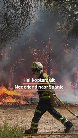 Nederland stuurt helikopters naar Spanje tegen natuurbranden. #Nieuws #Spanje