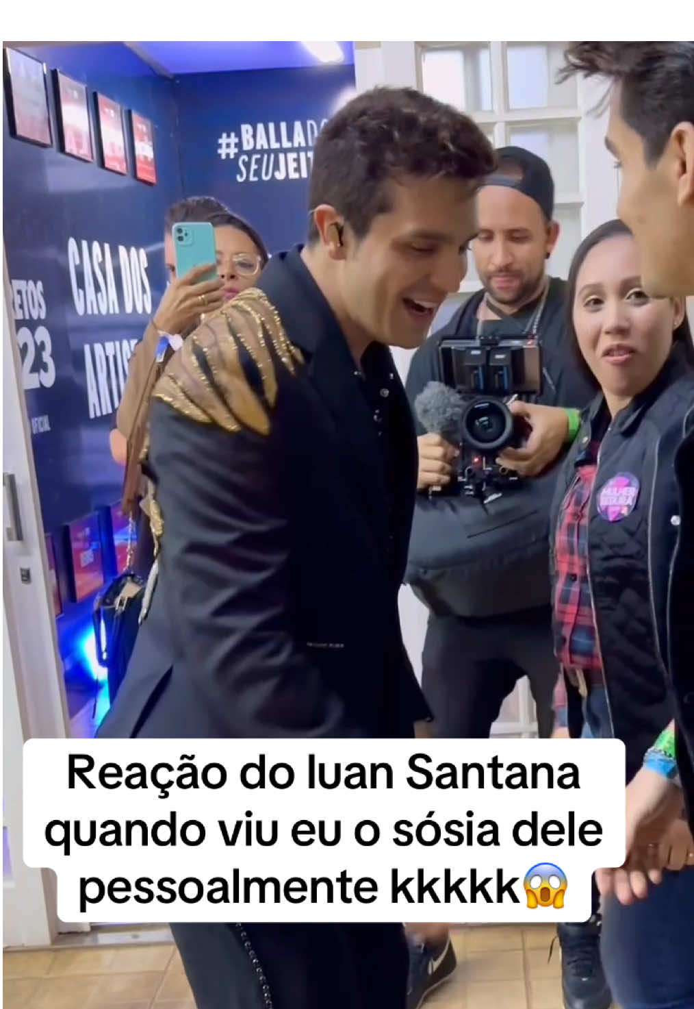 A reação do luan foi a melhor no final kkkkkkkk #foryou #fyp #luansantana #videoviral #tiktok 