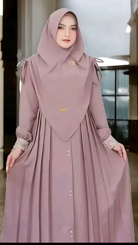 GAMIS CRINGKLE AIRFLOW PREMIUM ONE SET HIJAB #fashionmewah#longouterhijab#muslimfashion#fypシ 🥰