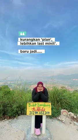 2minggu xtraining tup2 hiking😆 pancitt .. tq yg support kate 1seminit tu🤣 #firsthiking #briswalk #bukitbangkongipoh 