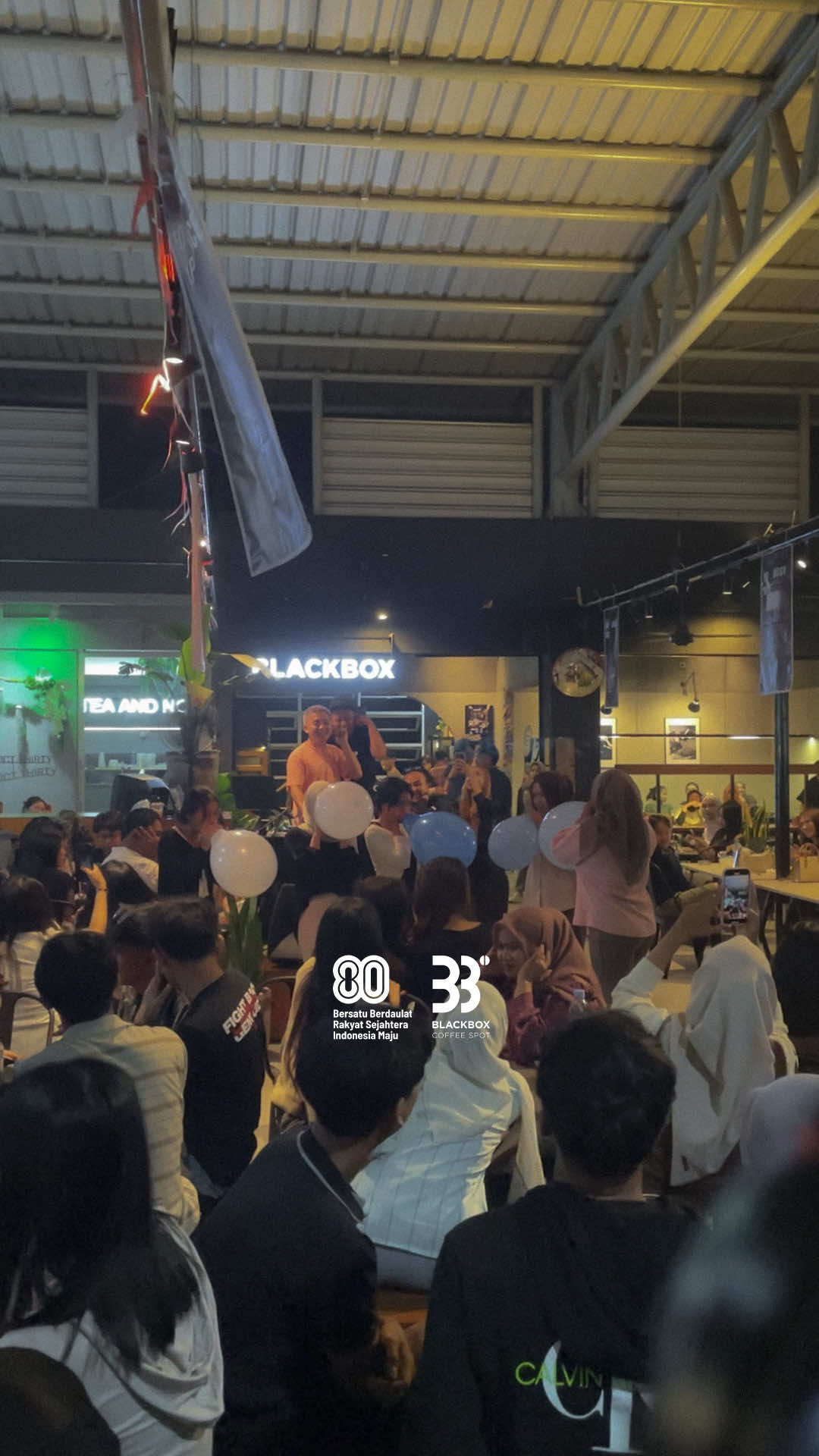 Thank you All buat keseruan menyambut 17 Agustus 2025 di Blackbox Coffee Spot 🙌🏻 Support Gift by @BARLEY DIVISION 👊🏻 #ngopienakdipasar #pasarsetonobetek #kediri24jam 