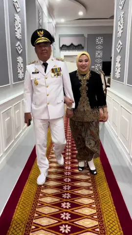 Upacara Penurunan Bendera Merah Putih Dalam Rangka HUT RI ke-80 Griya Agung Palembang Sumatera Selatan