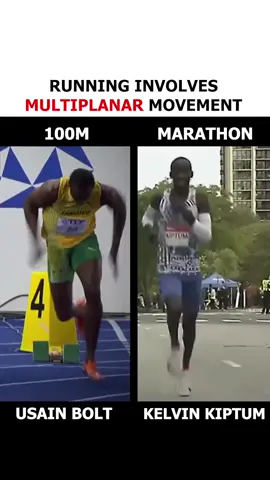 Being stiff/rigid does not necessarily make you a more efficient runner. - One common misconception is that the less movement that occurs during running, the more efficient we are. This can be true to an extent. Take a look at the greatest runners from a front view from sprinting to the marathon. You can appreciate that running is a multiplanar movement from both extremely different disciplines. Some “gurus” may comment that if they had less side to side/rotational movement, they would run faster. However, this movement is essential to running well. Running does not just come from the legs. Running involves orchestrated movement from the whole body. So if you find yourself feeling really stiff when you run… Relax a little. This may help you find what works best for you. - I hope you found this post helpful. I would love to hear your thoughts in the comment section below. And please don't hesitate to ask any questions you have for me too. Keep in mind that this is for educational purposes only. This does not replace medical advice. #runtechnique #runninganalysis #runningtips #runmechanics 
